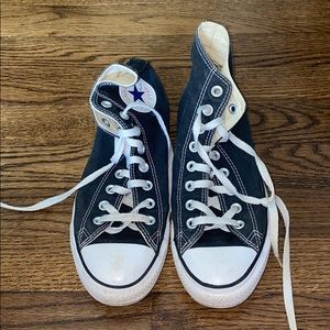 black high top converse